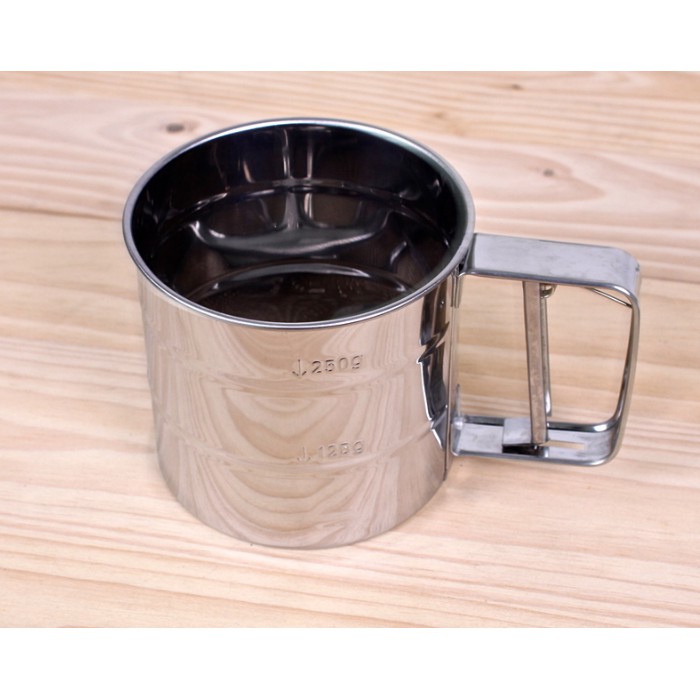 Cốc rây bột [ CAO CẤP ] Ca rây bột inox, dụng cụ làm bánh, nhà bếp