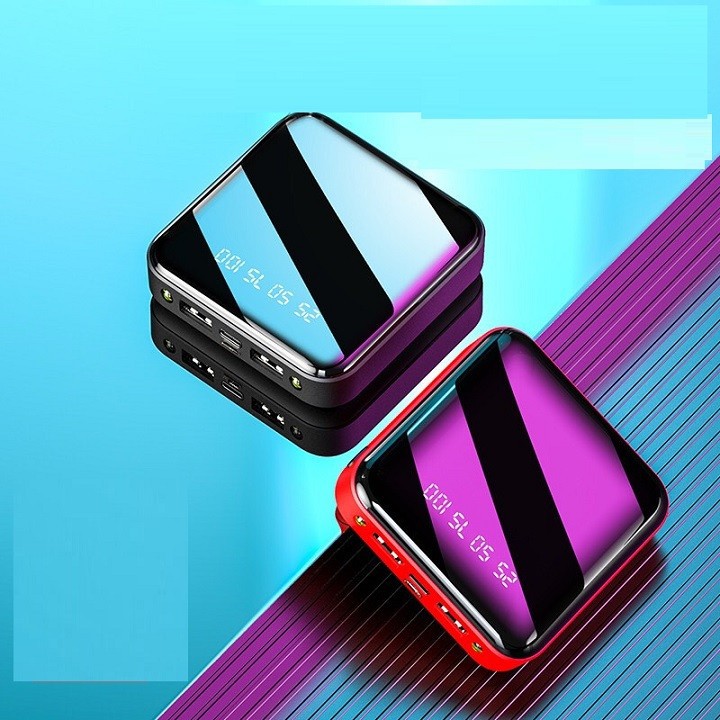 Sạc Dự Phòng Power Bank Mặt Kính Cao Cấp