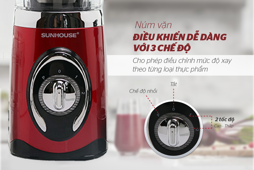 Máy xay sinh tố đa năng Sunhouse SHD5326