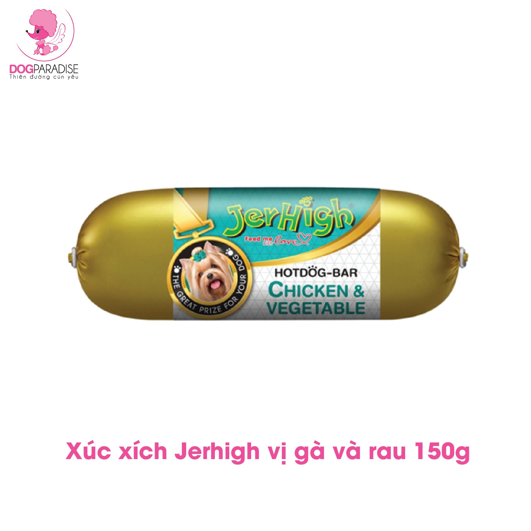 Xúc xích Jerhigh cho chó nhiều vị - 150gr
