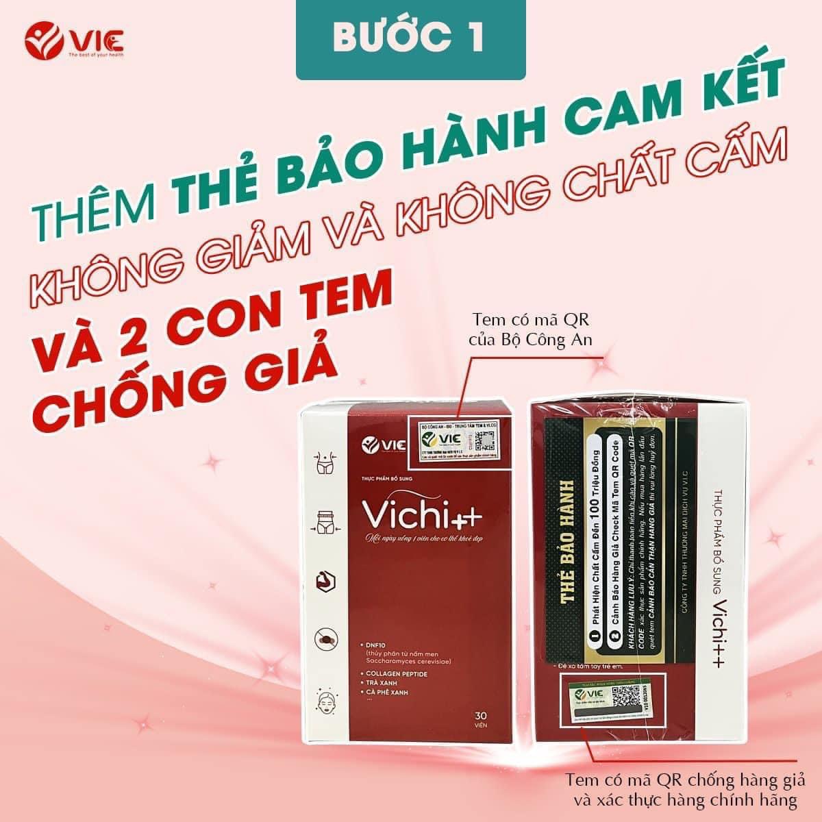 [FreeShip Max] - 1 Hộp Vichi + (Tặng Hộp Khóa Cân) - KhoMyPhamCT