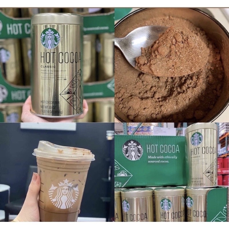 Bột Hot Cocoa Starbuck 850g