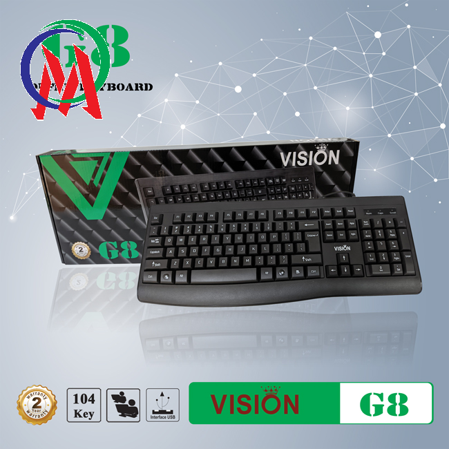 Bàn phím Vision G8 siêu bền - Chính hãng VSP