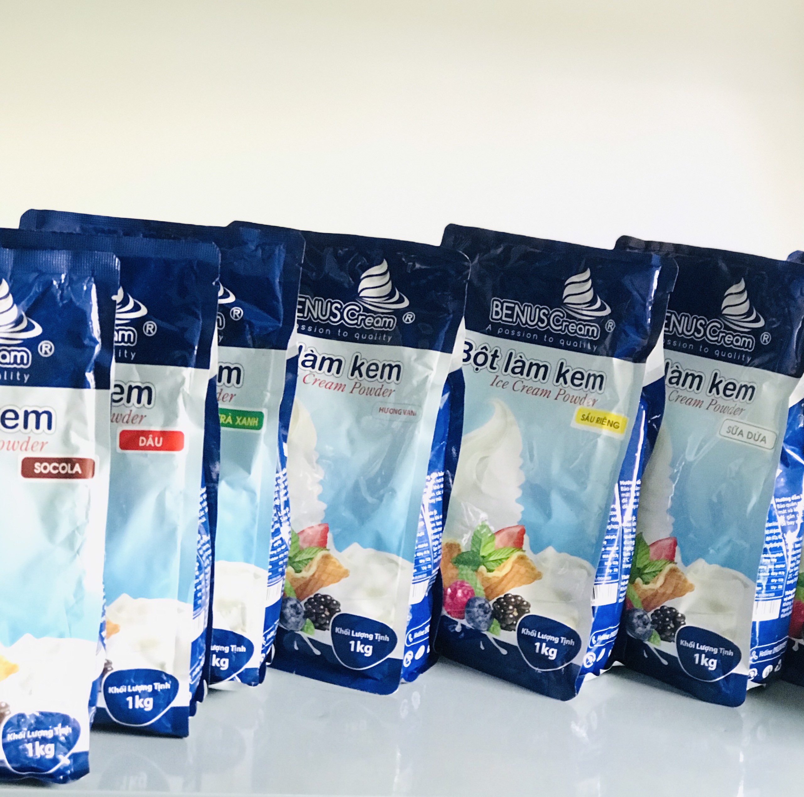 Bột làm kem tươi Bạc Hà