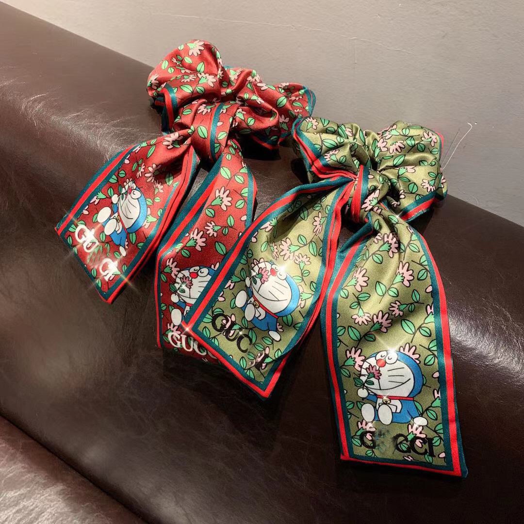 Scrunchie Kèm Dây Vải Buộc Tóc Kiểu Pháp Doremon Doraemon