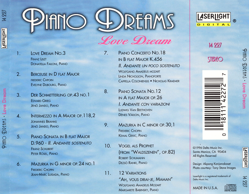 Bộ 5 đĩa cd nhạc Piano 2