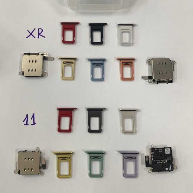 Combo độ 2 sim i𝙿hone XR (ổ và khay)