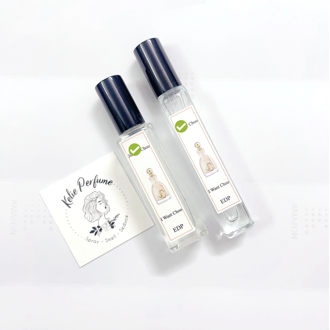 [HCMC] combo 10 PCs Jimmy Choo perfume bottle sticker for full range refills