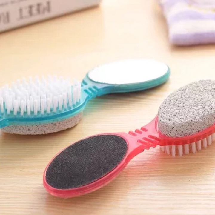Bàn Chải Chà Gót Chân 4 Trong 1