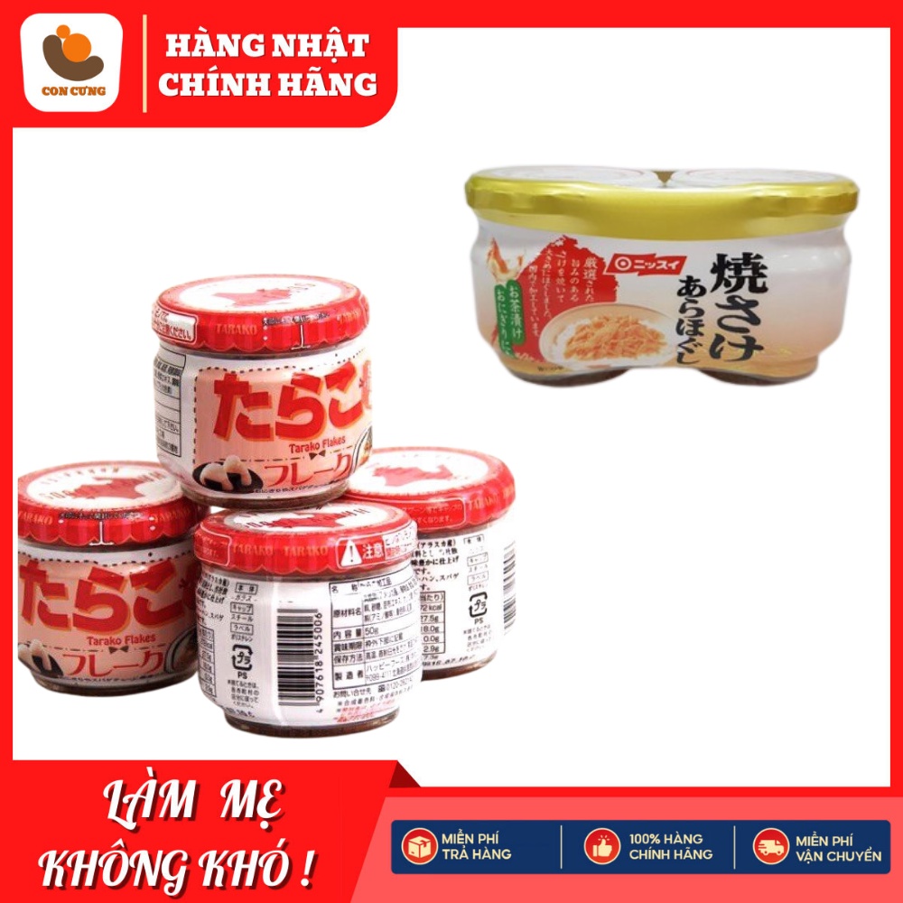 Ruốc Cá Hồi/Trứng Cá Tuyết Nhật Đủ Loại Cho Bé [DATE 10/2023]