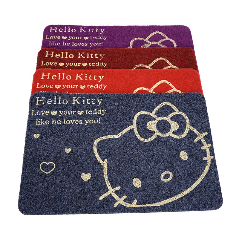 [Hoàn tiền 10%] Thảm Lau Chân hình mèo Hello Kitty