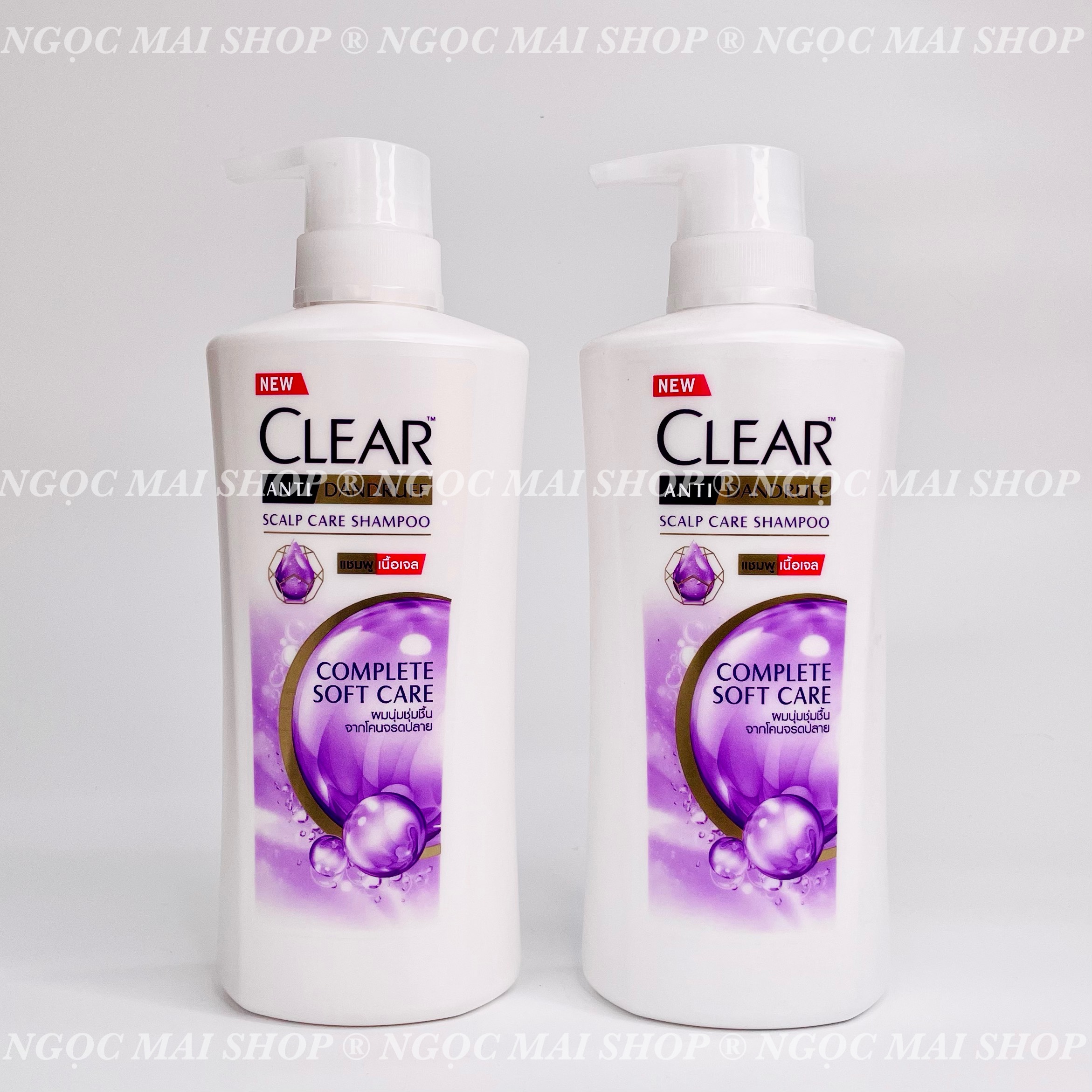 Dầu Gội Clear Bạc Hà Nữ Mát Lạnh (435ml- 400ml) Thái Lan