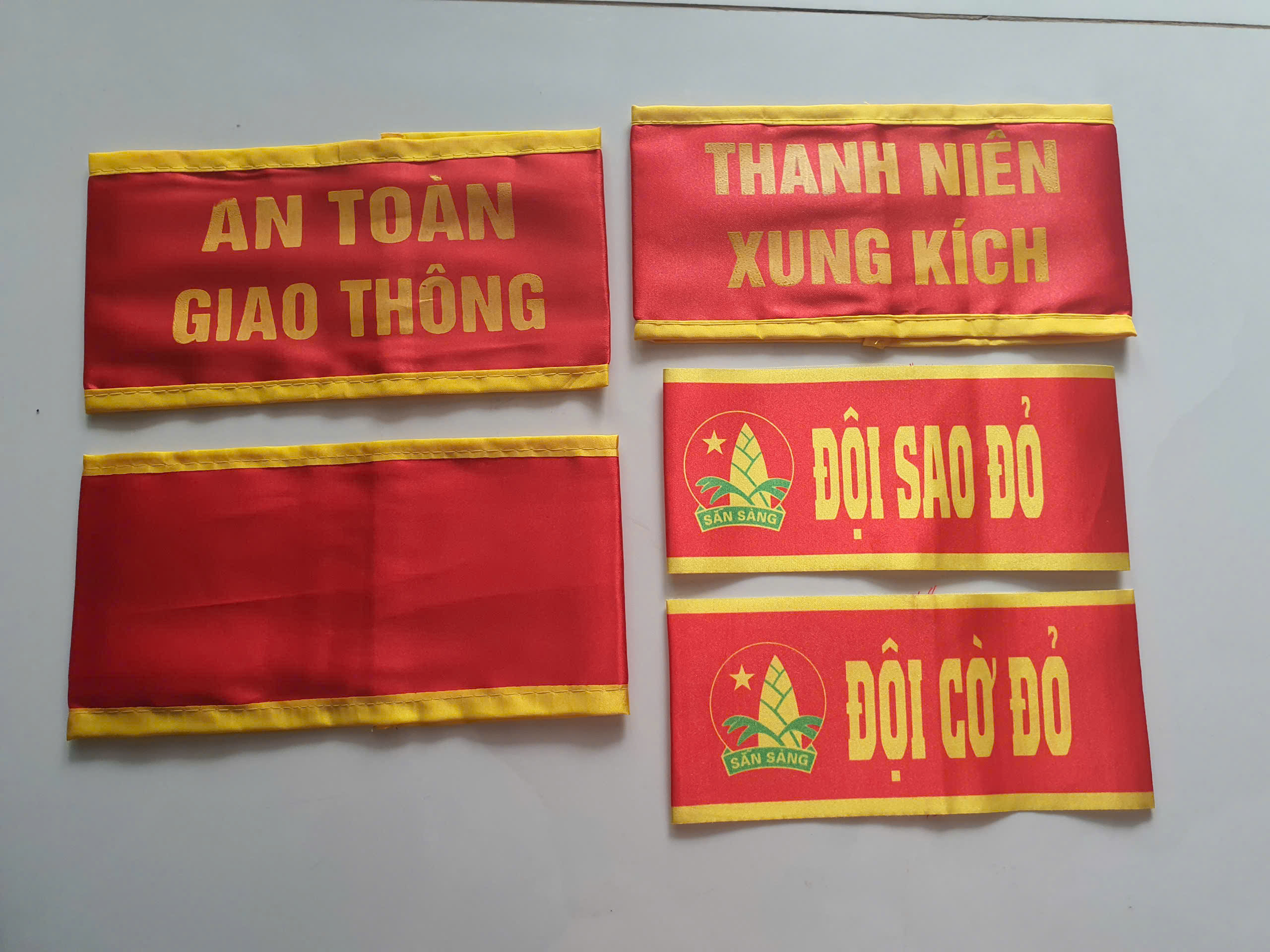 COMBO 5 CÁI Băng cờ đỏ, băng đeo tay