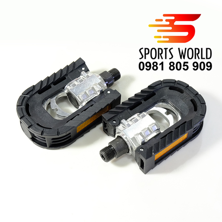 Pedal bàn đạp xe đạp có thể xếp gọn Cốt phi 14mm - SPORTS WORLD