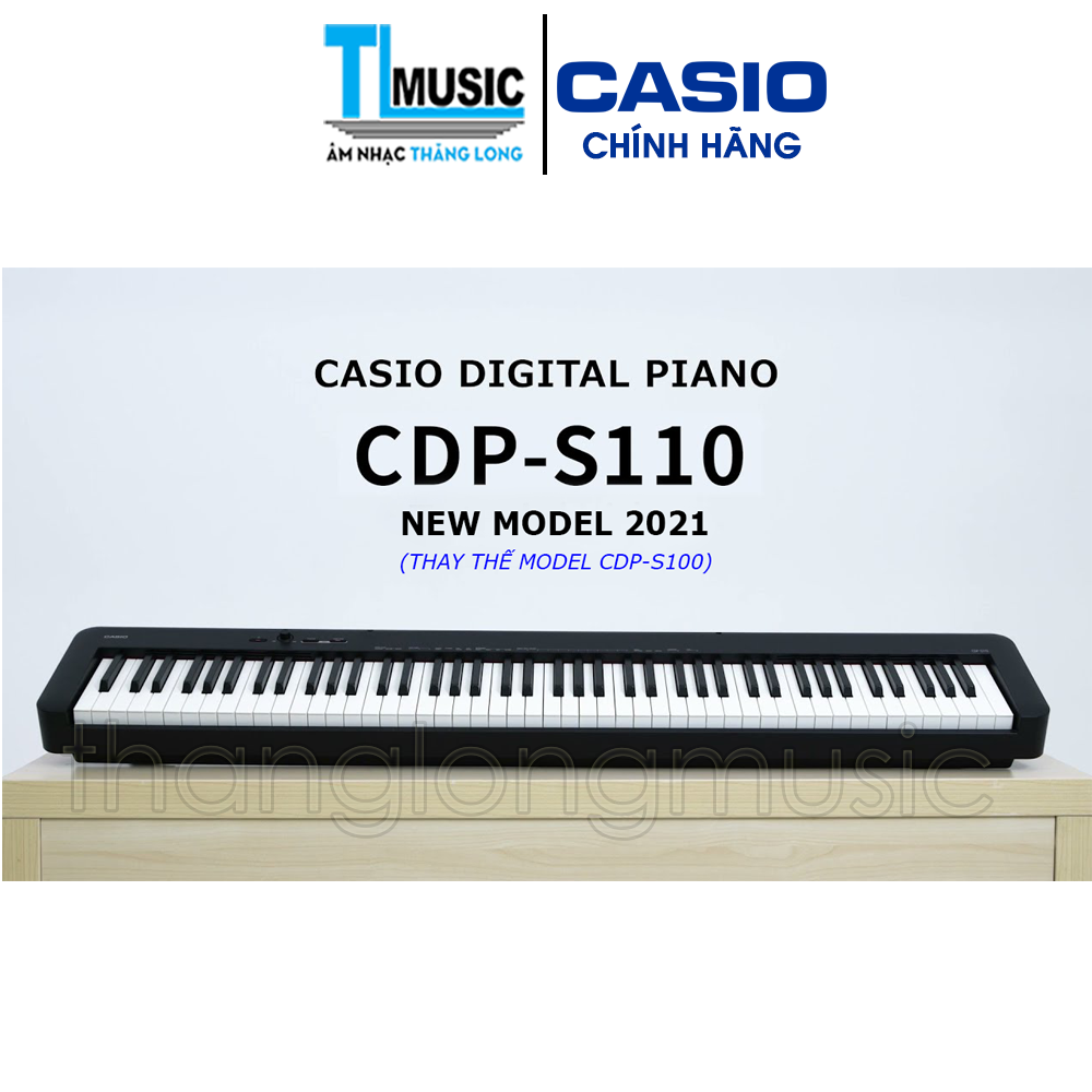 Chính hãng Đàn Piano Điện Tử 88 Phím Casio CDPS110 - Casio Digital Piano CDP-S110 ( Phiên Bản Thay Thế CDPS100 ) - Thăng Long Music
