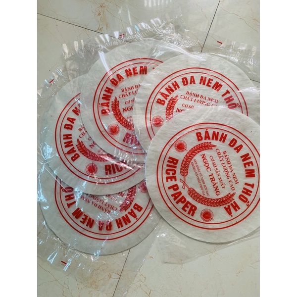 Bánh đa nem đặc sản Thổ Hà mềm dẻo (1 tệp 10 lá - Màu Trắng)