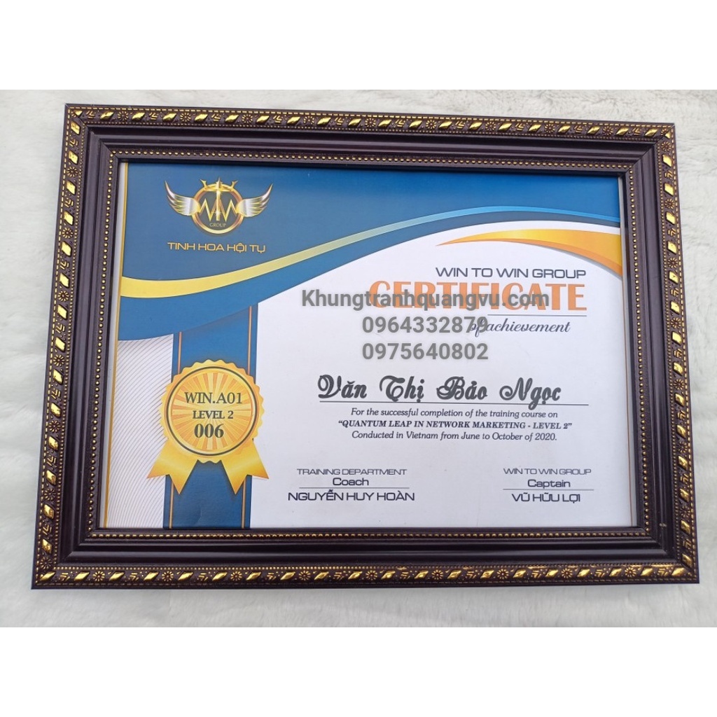 khung ảnh treo tường(20x30. 25x35. 30x40)cm mặt kính