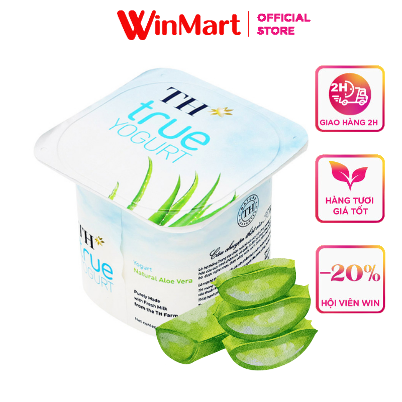 [Siêu thị WinMart] - TH MILK Sữa chua ăn nha đam 100g