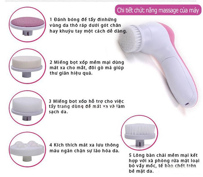 [HCM]máy masage mặt 5 đầu