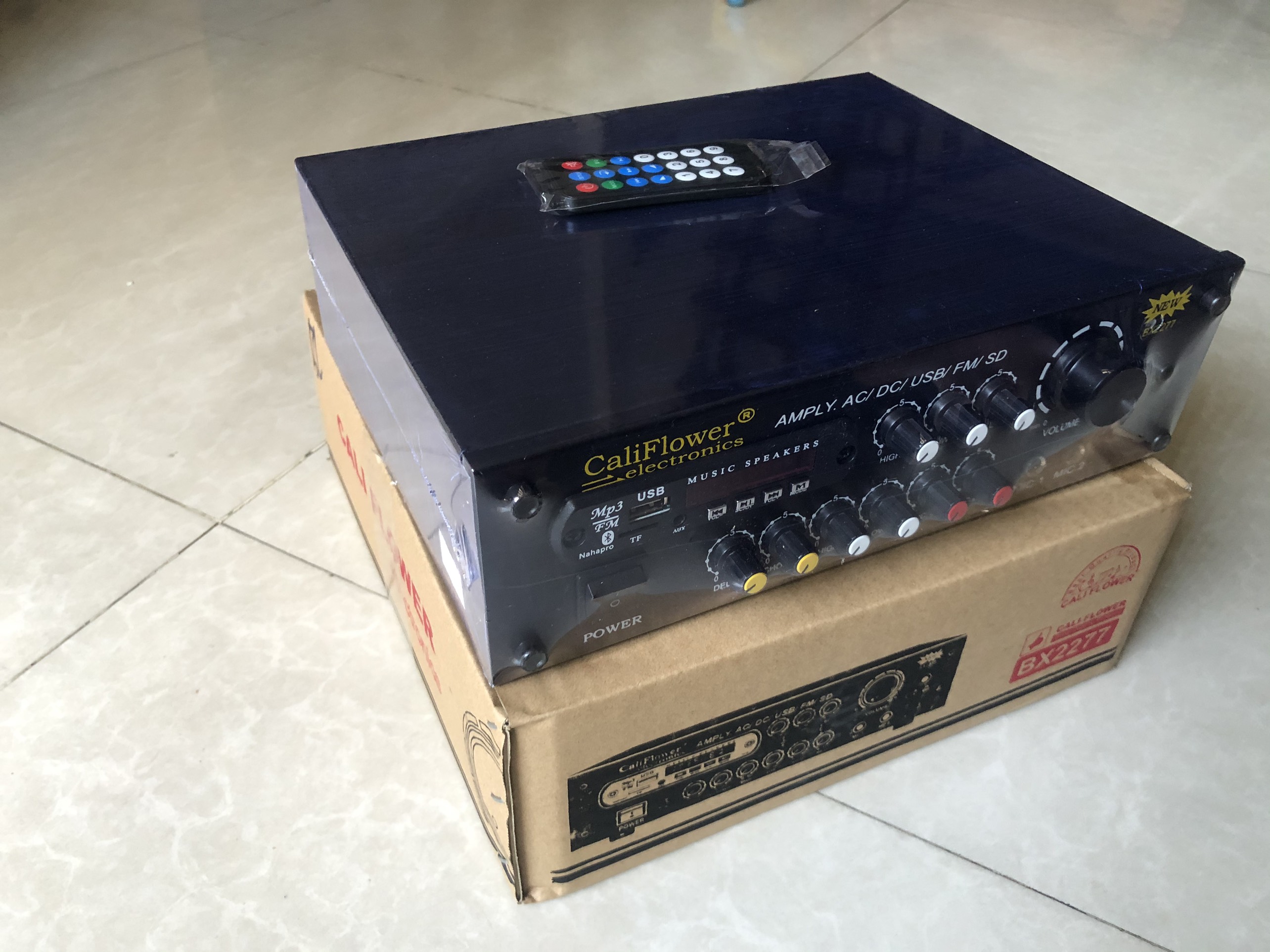 Mini Karaoke Amplifier Dc 12V USB - Bluetooth