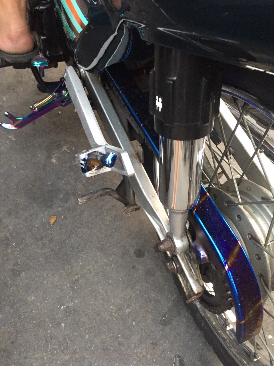 The titanium blue curved carbide is only for small wave anphase.