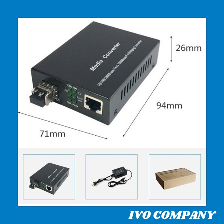[HCM]SFP Converter Thiết Bị Chuyển Đổi Quang Điện Cổng SFP 1Gbps