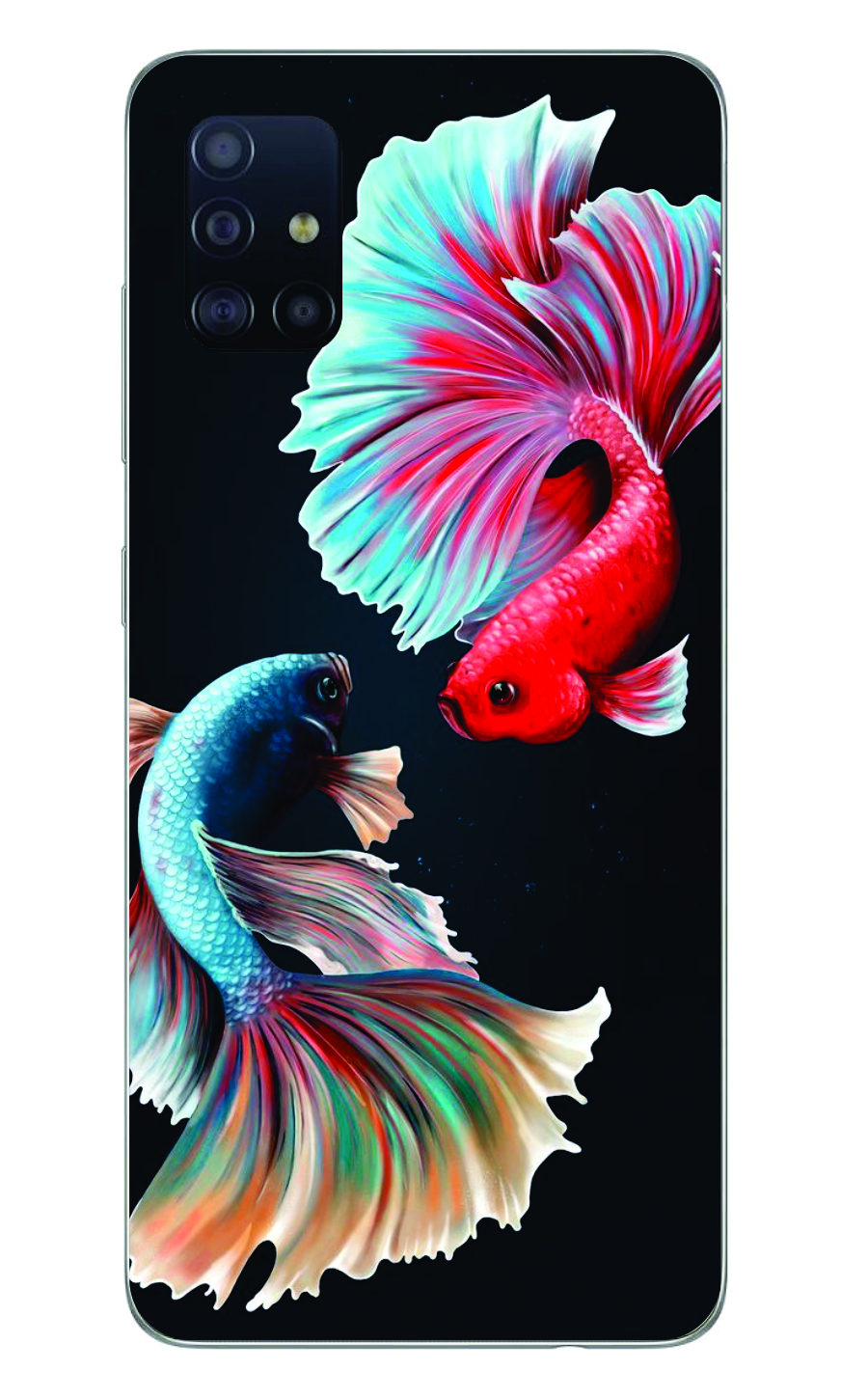 Miếng Dán Skin 3D mặt lưng điện thoại SamSung A71 / A51 / A21s / tránh trầy xước, hình ảnh 3D sắt nét