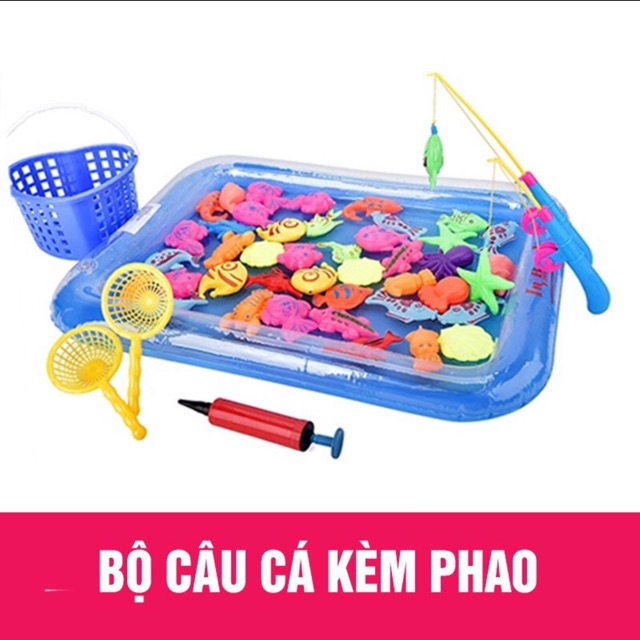 Bộ Đồ Chơi Câu Cá Kèm Bể Phao Cho bé