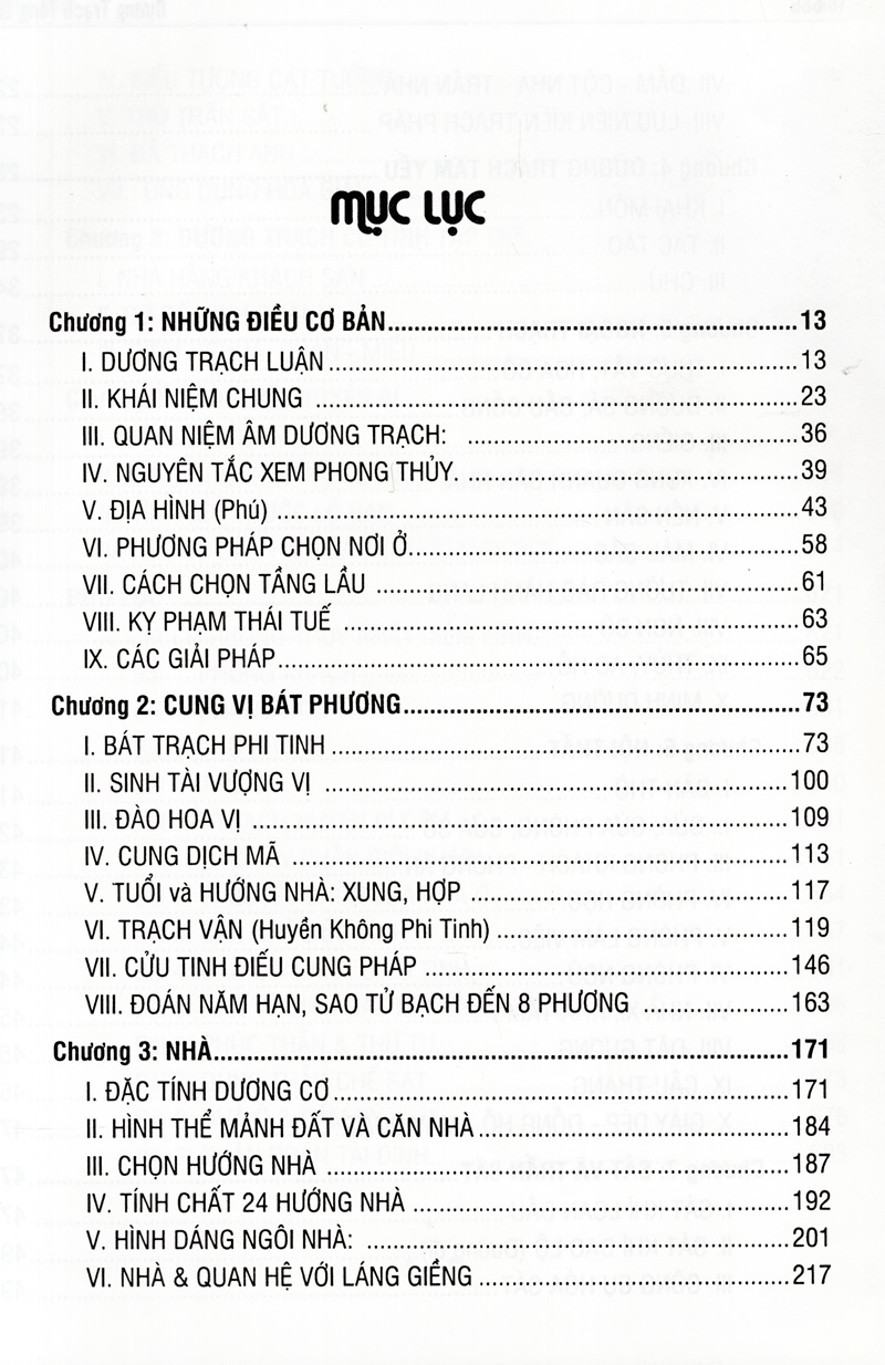[HCM]Quyết Địa Tinh Thư - Dương Trạch Tổng Luận