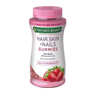 [HCM]Natures Bounty Hair Skin Nails Gummies Da Tóc Móng 230 Viên