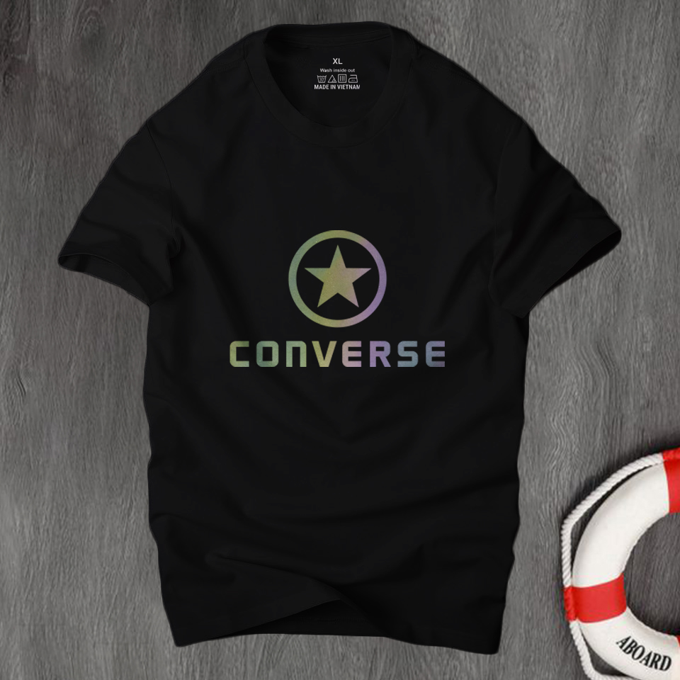 [HCM]Áo Phông Nam Converse C6 Phản Quang 7 Màu Phong Cách  Áo Thun Cotton 75% dầy dặn thoáng mát co giãn 4 chiều lên form dáng đẹp  Form áo dành cho nam và nữ có nhiều màu lựa chọn  áo đôi áo cặp  áo gia đình tết | Bão Bán Buôn
