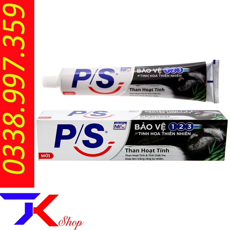 Kem đánh răng P.S 123 than hoạt tính 180g