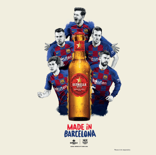 Bia Estrella Damm thùng 24 chai