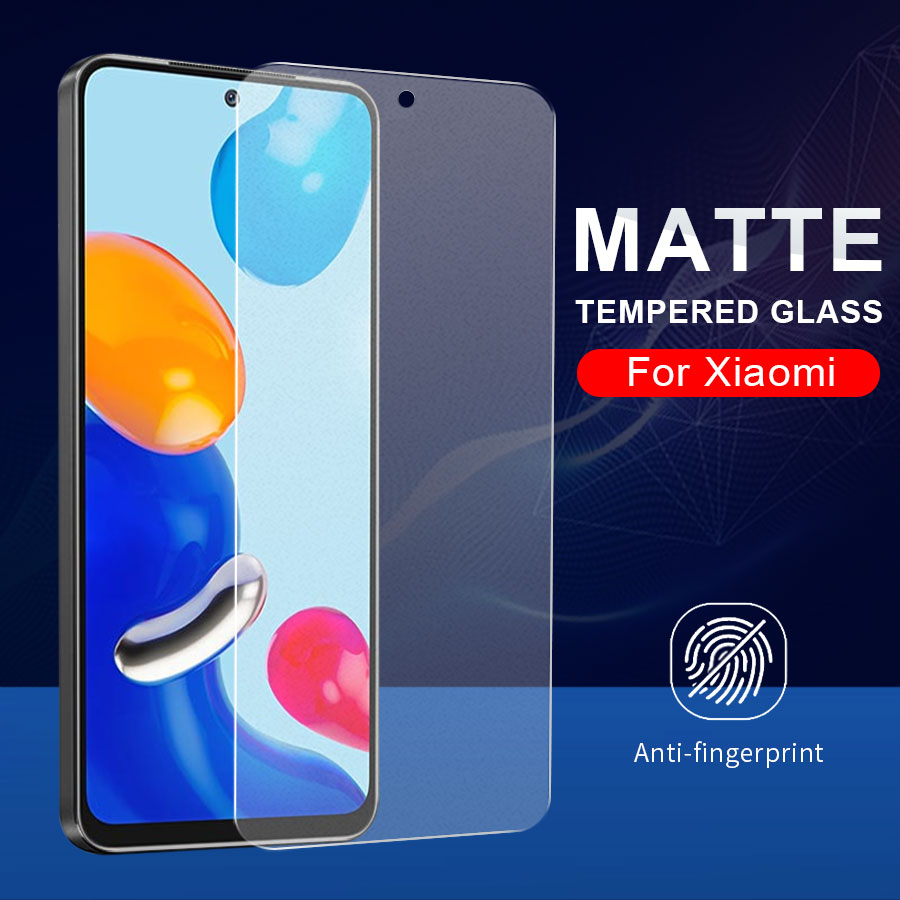 Kính cường lực Nhám chống vân tay cho Xiaomi Mi 14 13 12 11 Lite 13T 12T 11T 10T 9T Redmi Note 13 12 12S 11 11S 10 10s 9 9s 8 7 13C 12C 10C 10A 9T 9A 9C 8A Poco M6 M5 M4 M3 X6 X5 X4 X3 F5 F4 F3 F2 C40 Black Shark 5 4 Pro