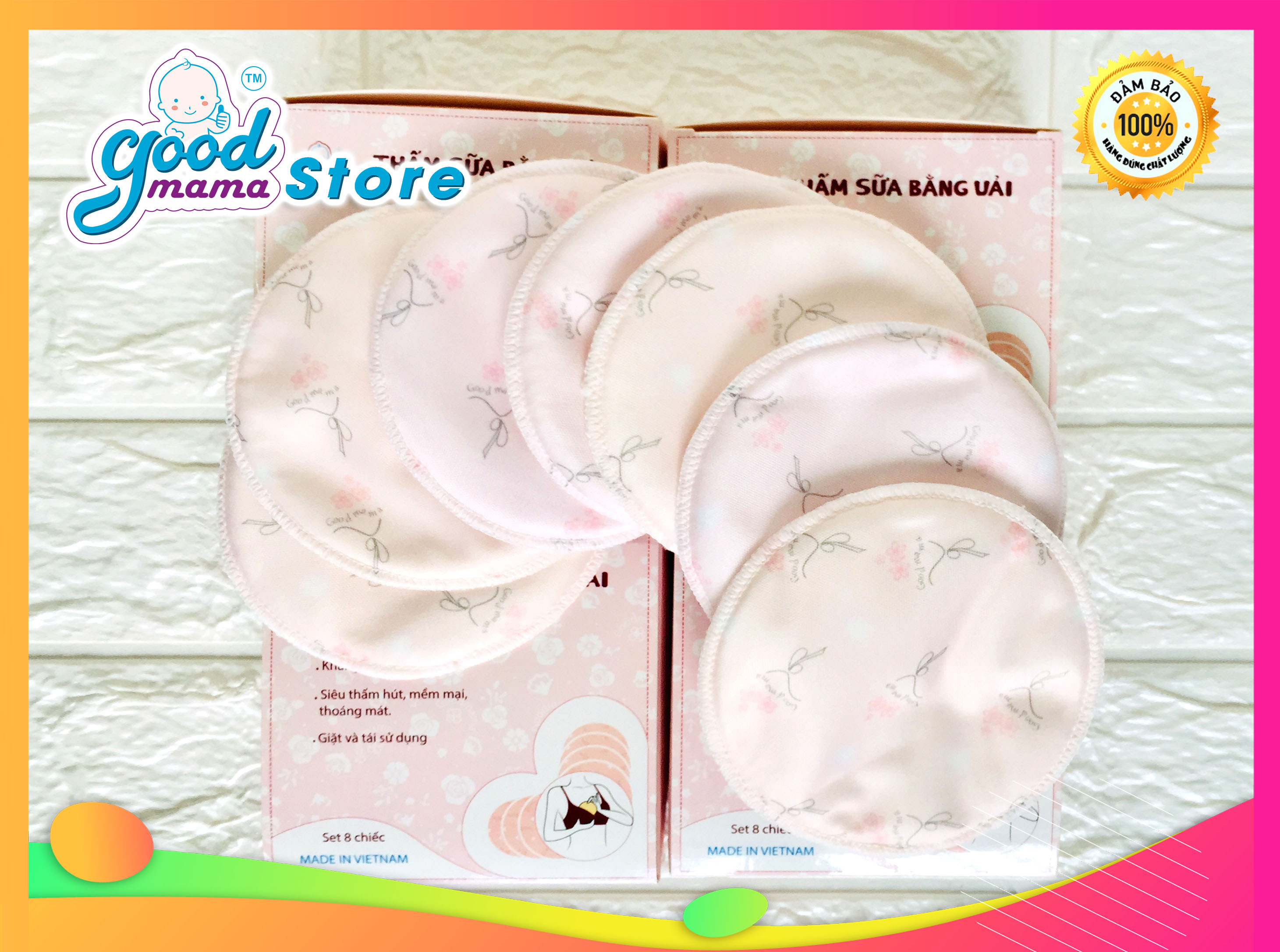 1 hộp( 8 miếng) thấm sữa Goodmama