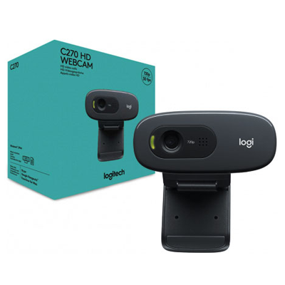 Logitech webcam C270 (HD 1080p x 720p) -authentic