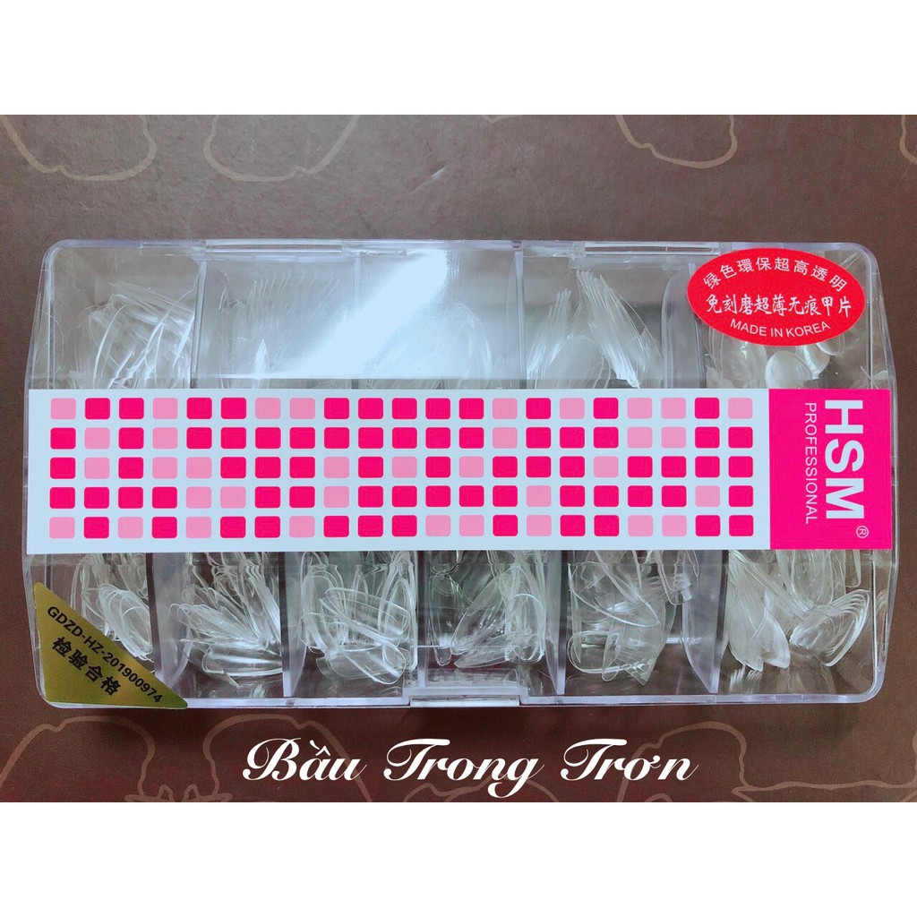 Móng úp HSM form bầu trơn