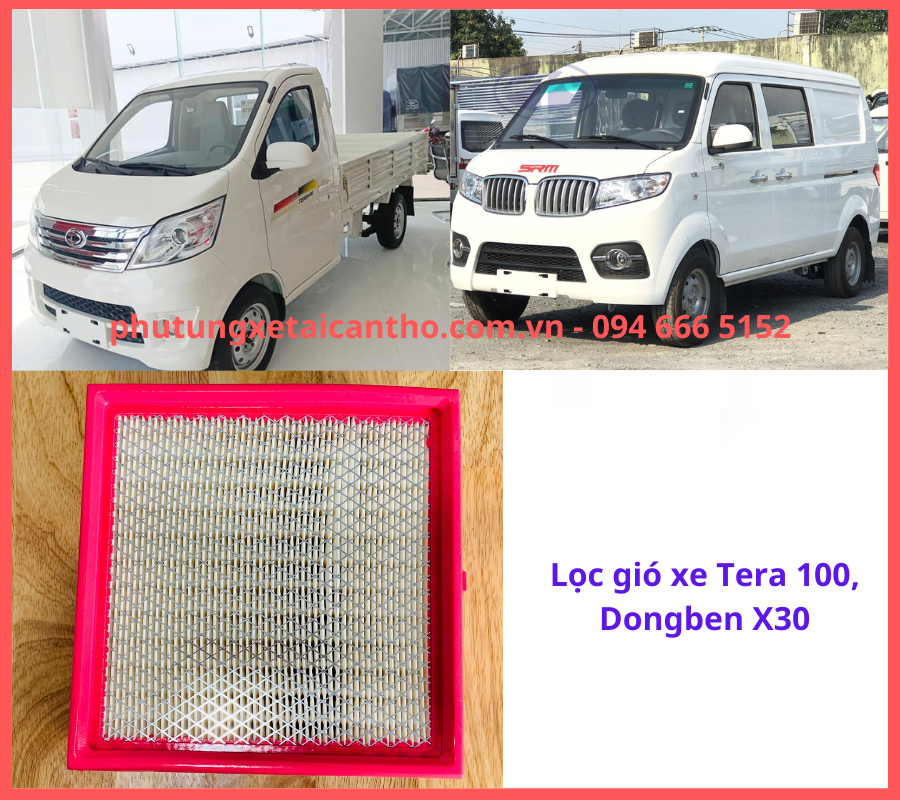 Lọc gió xe tera100, dongben x30, dongben t30