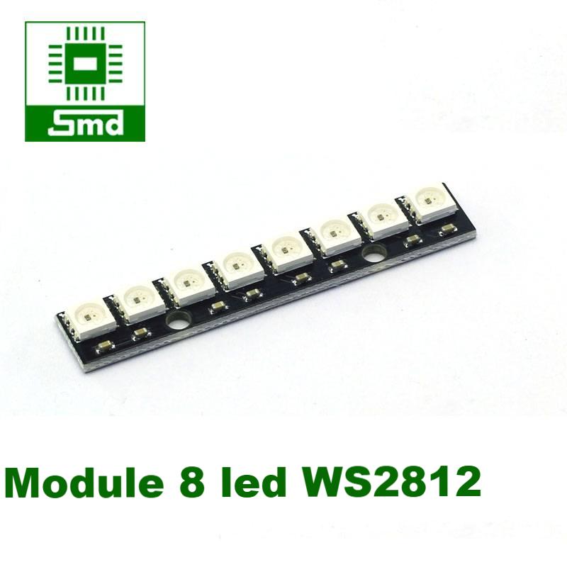 Module 8 Led RGB WS2812 (Thẳng)