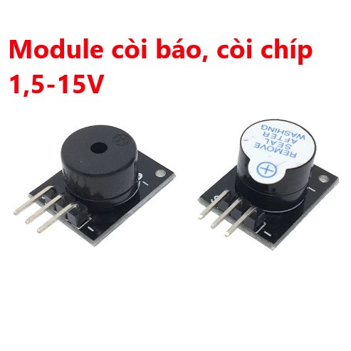 Module còi báo, còi chíp 1,5-15v
