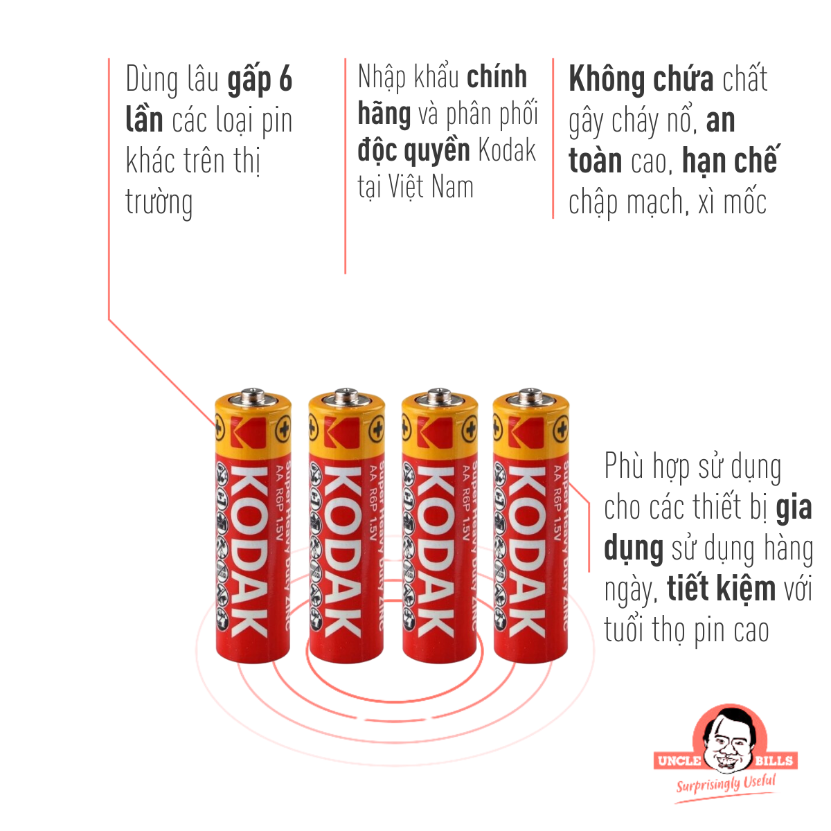 Bộ 10 Pin Kodak AA UBL IB0145