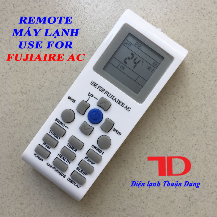 Remote máy lạnh dành cho điều hòa fujiaire ac - điện lạnh thuận dung