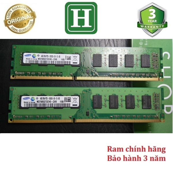 Bảng giá Ram PC DDR3 (PC3) 4Gb bus 1333 bảo hành 3 năm Phong Vũ