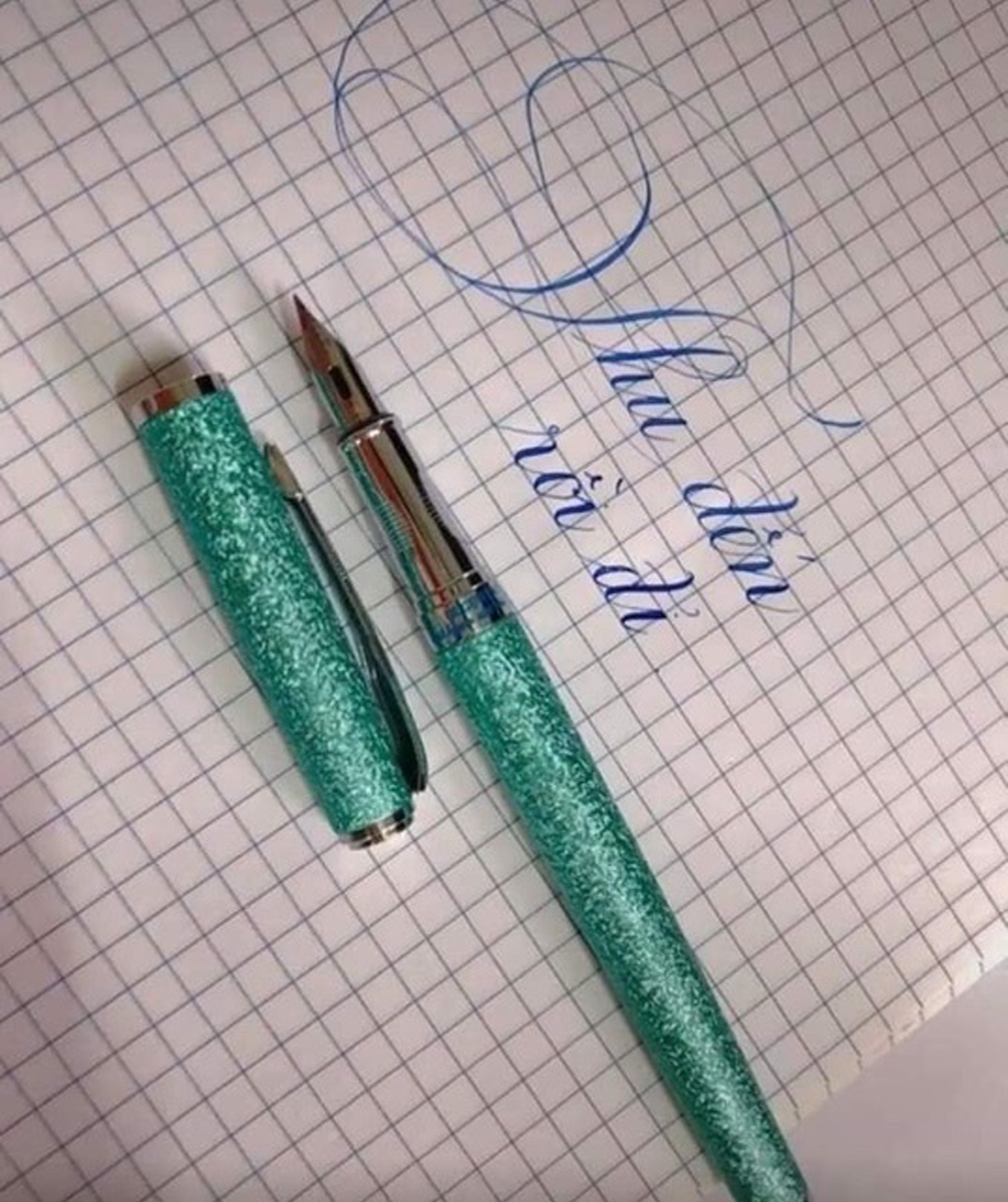 BÚt Máy Ngòi Lá TRe Ouguwen 005 Viết Nét Thanh Đậm