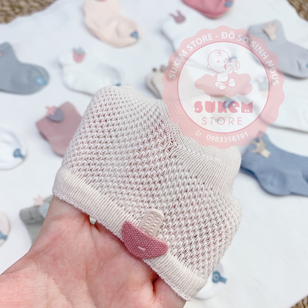 Tất Lưới Nemo Baby - Set 3 Đôi Cho Bé Từ Sơ Sinh Đến 1 Tuổi - Sukem Shop
