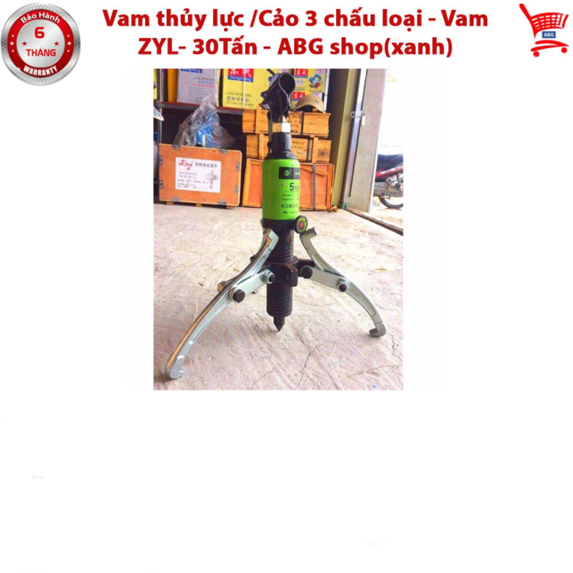 [Trả góp 0%]Vam thủy lực /Cảo 3 chấu loại - Vam ZYL- 30Tấn - ABG shop