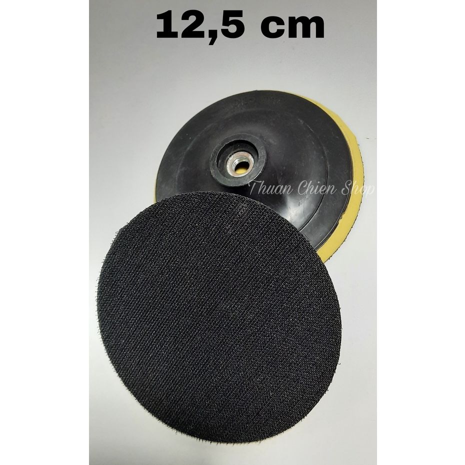 ĐẾ CHÀ NHÁM 10CM; 12,5CM - LỖ REN ỐC 10MM