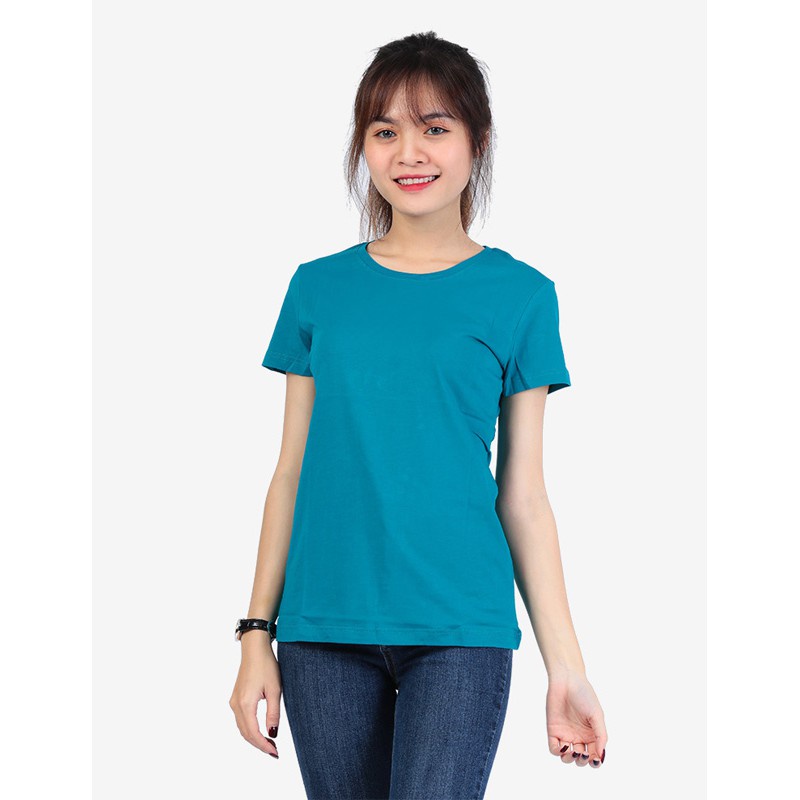 áo thun trơn cổ tròn