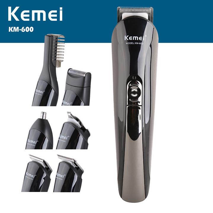 Tông Đơ Cắt Tóc Kemei 6 Trong 1