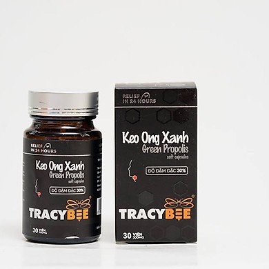 (Tracybee) Keo ong xanh đậm đặc 30 viên
